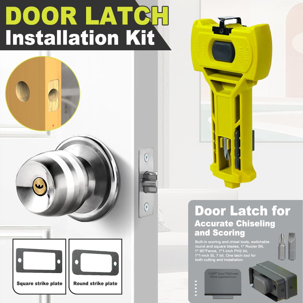 🔥LAST DAY 50% OFF - ⚒️Door Latch Installation Kit for Accurate Chiseling and Scoring